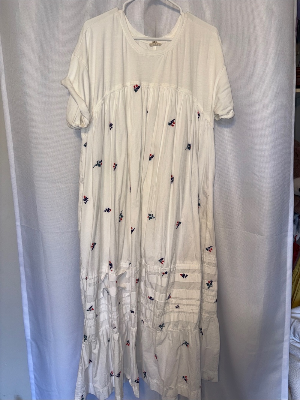 Pilcro Short Sleeve T Shirt Midi Dress - Picture 2 of 4